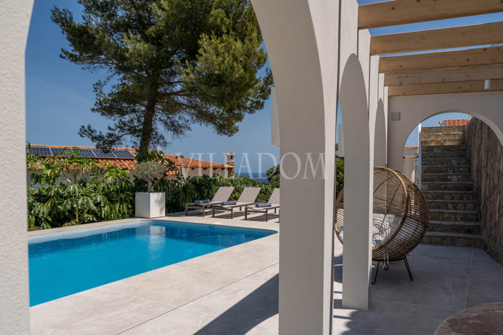 Villa de luxe de 3 chambres avec vue sur la mer à Javea