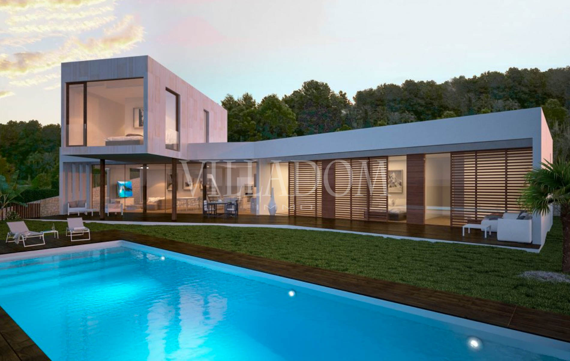 Projet villa de luxe avec vue sur la mer à vendre à Javea