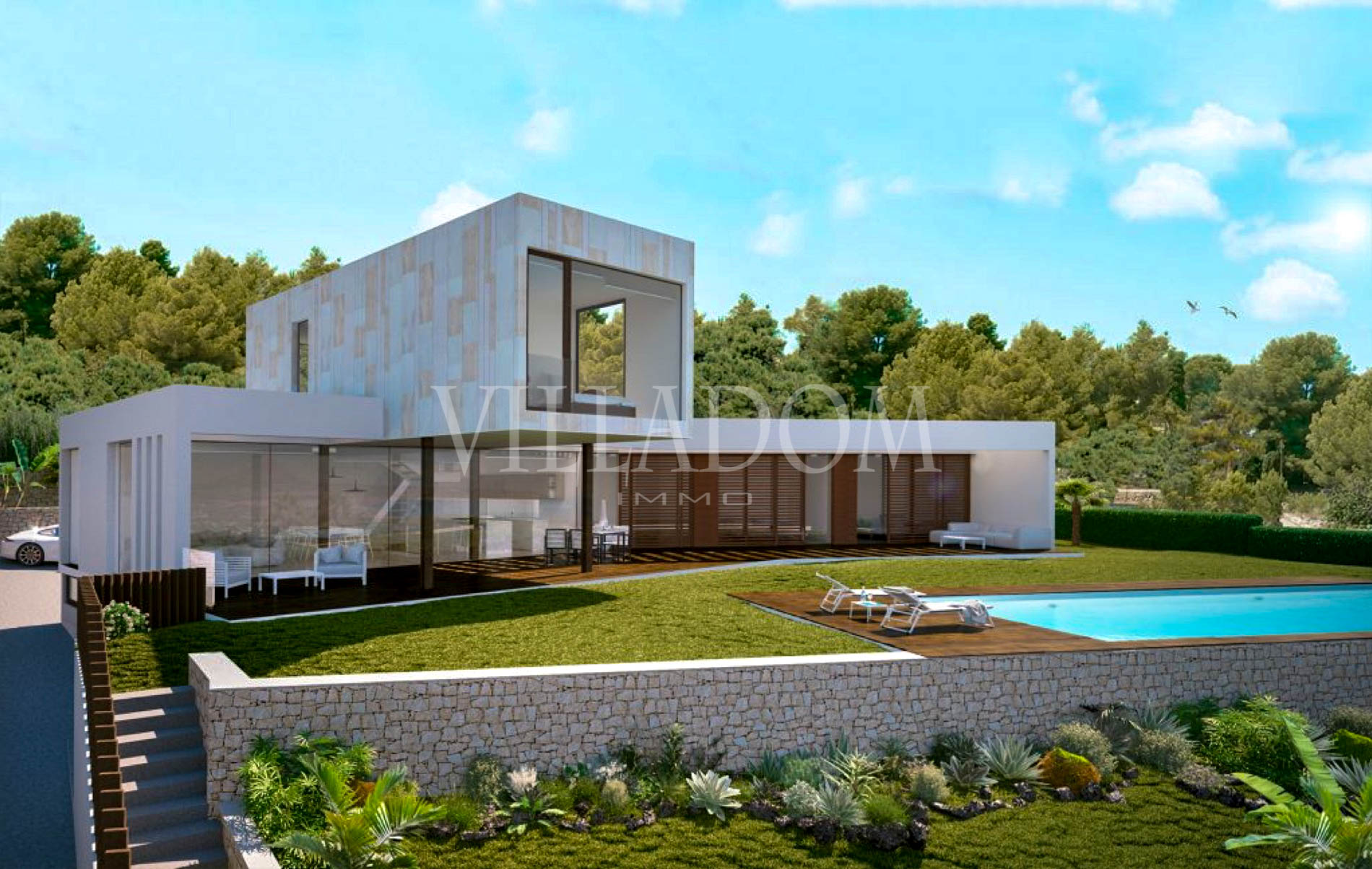 Projet villa de luxe avec vue sur la mer à vendre à Javea