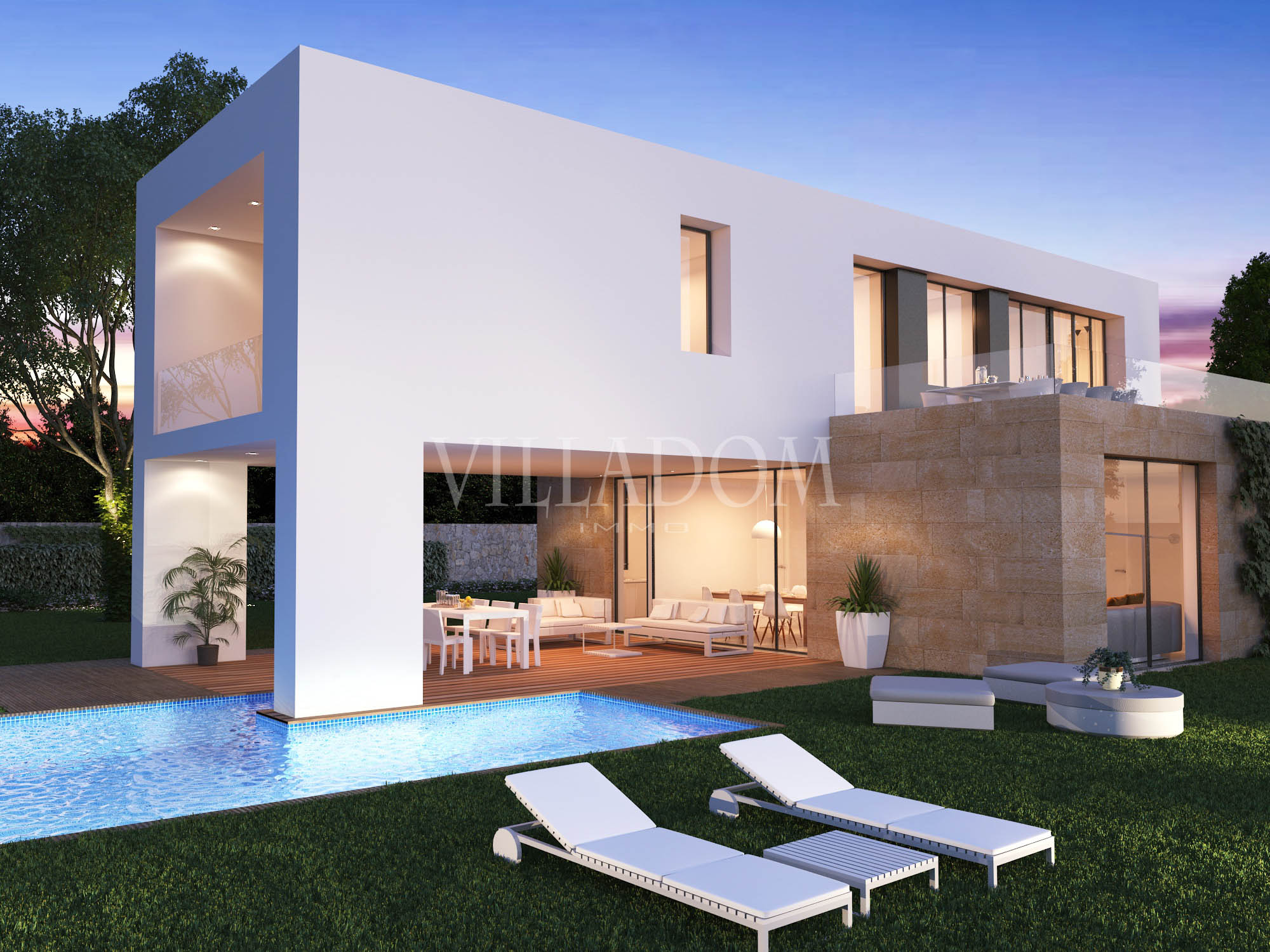 Projet de construction de villa de luxe à Javea
